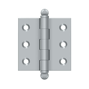 Deltana CH2020 Cabinet Hinge, 2" x 2", with Ball Tips (Pair)