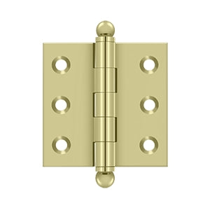 Deltana CH2020 Cabinet Hinge, 2" x 2", with Ball Tips (Pair)