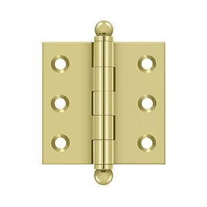 Deltana CH2020 Cabinet Hinge, 2" x 2", with Ball Tips (Pair)