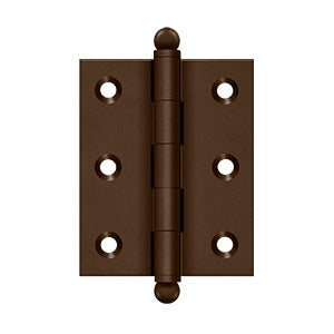 Deltana CH2520U10BR 2-1/2"x2" Cabinet Hinge, Solid Brass