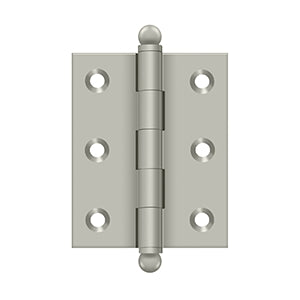 Deltana CH2520 Cabinet Hinge, 2-1/2 x 2", with Ball Tips (Pair)