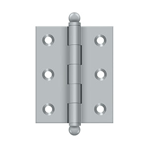Deltana CH2520 Cabinet Hinge, 2-1/2 x 2", with Ball Tips (Pair)