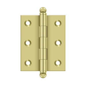 Deltana CH2520 Cabinet Hinge, 2-1/2 x 2", with Ball Tips (Pair)