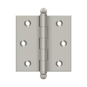 Deltana CH2525 Cabinet Hinge, 2-1/2 x 2-1/2", with Ball Tips (Pair)