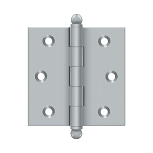 Deltana CH2525 Cabinet Hinge, 2-1/2 x 2-1/2", with Ball Tips (Pair)