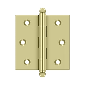 Deltana CH2525 Cabinet Hinge, 2-1/2 x 2-1/2", with Ball Tips (Pair)