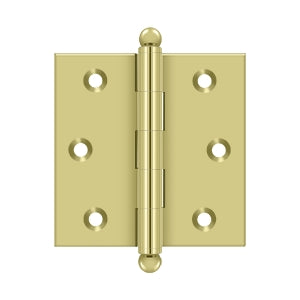 Deltana CH2525 Cabinet Hinge, 2-1/2 x 2-1/2", with Ball Tips (Pair)