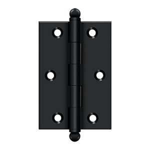 Deltana CH3020 Cabinet Hinge, 3" x 2", with Ball Tips (Pair)