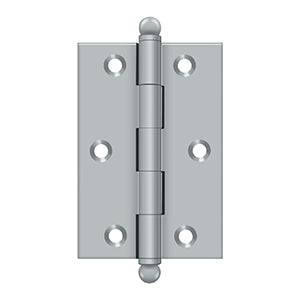 Deltana CH3020 Cabinet Hinge, 3" x 2", with Ball Tips (Pair)