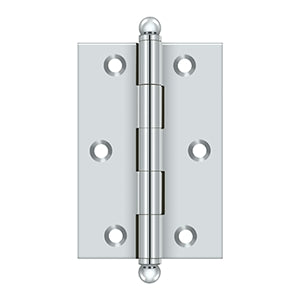 Deltana CH3020 Cabinet Hinge, 3" x 2", with Ball Tips (Pair)