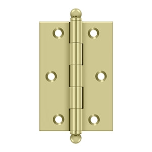 Deltana CH3020 Cabinet Hinge, 3" x 2", with Ball Tips (Pair)