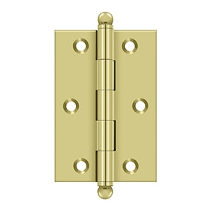 Deltana CH3020 Cabinet Hinge, 3" x 2", with Ball Tips (Pair)