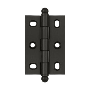 Deltana CHA2517 Cabinet Hinge, 2-1/2 x 1-3/4" Adjustable with Ball Tips (Pair)