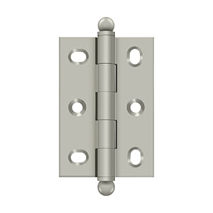 Deltana CHA2517 Cabinet Hinge, 2-1/2 x 1-3/4" Adjustable with Ball Tips (Pair)