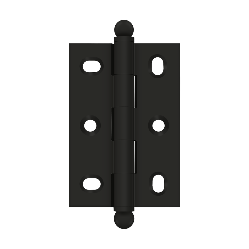 Deltana CHA2517 Cabinet Hinge, 2-1/2 x 1-3/4" Adjustable with Ball Tips (Pair)