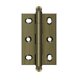 Deltana CHA2517 Cabinet Hinge, 2-1/2 x 1-3/4" Adjustable with Ball Tips (Pair)