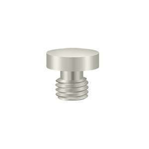 Deltana CHB Cabinet Hinge Finial, Button Tip, Solid Brass
