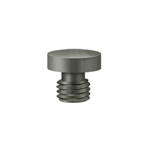 Deltana CHB Cabinet Hinge Finial, Button Tip, Solid Brass