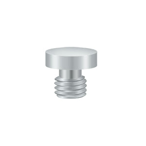 Deltana CHB Cabinet Hinge Finial, Button Tip, Solid Brass