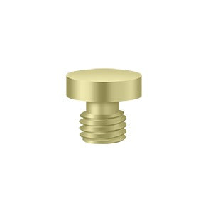 Deltana CHB Cabinet Hinge Finial, Button Tip, Solid Brass