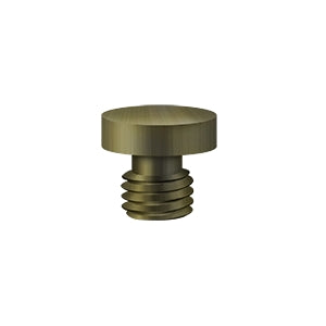 Deltana CHB Cabinet Hinge Finial, Button Tip, Solid Brass