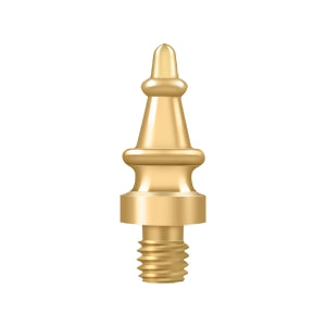 Deltana CHST Cabinet Hinge Finial, Steeple Tip, Solid Brass