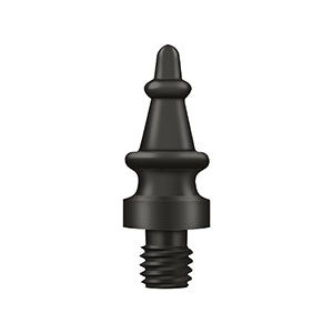 Deltana CHST Cabinet Hinge Finial, Steeple Tip, Solid Brass
