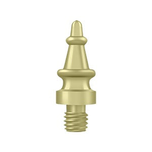 Deltana CHST Cabinet Hinge Finial, Steeple Tip, Solid Brass