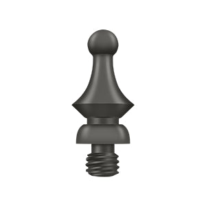 Deltana CHWT Cabinet Hinge Finial, Windsor Tip, Solid Brass