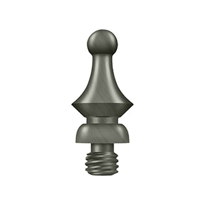 Deltana CHWT Cabinet Hinge Finial, Windsor Tip, Solid Brass