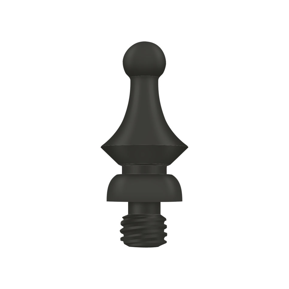 Deltana CHWT Cabinet Hinge Finial, Windsor Tip, Solid Brass