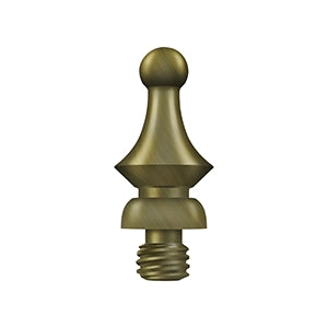 Deltana CHWT Cabinet Hinge Finial, Windsor Tip, Solid Brass