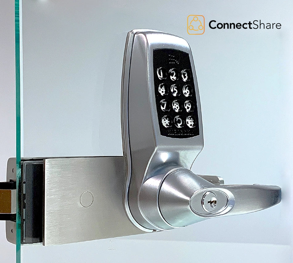 Codelocks CL4500CC ConnectShare Glass Door Lock