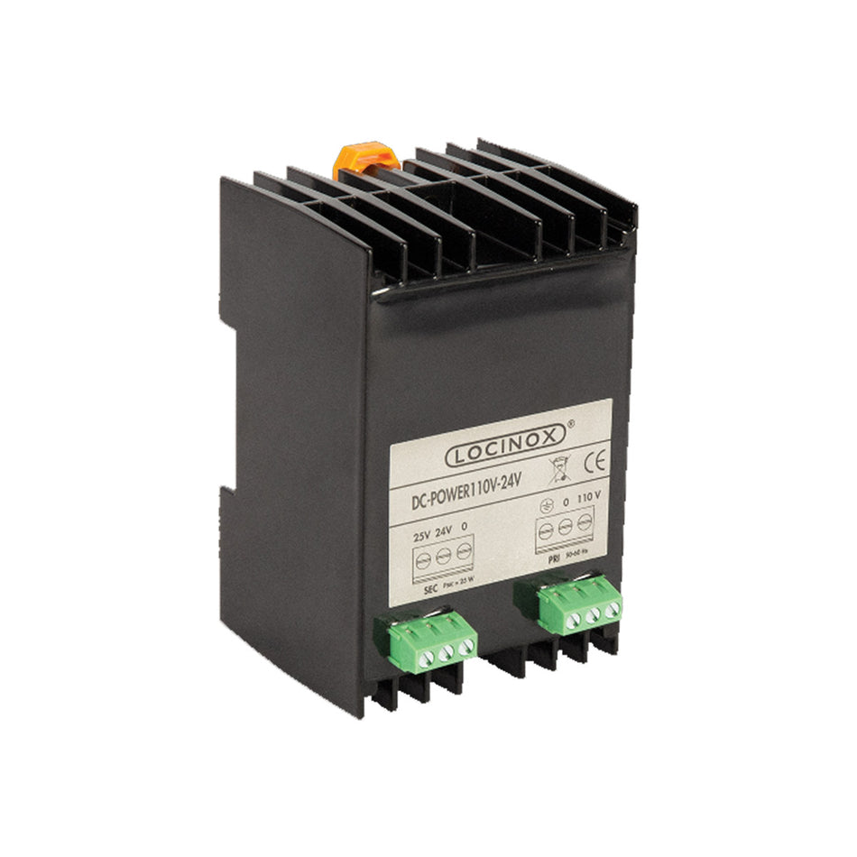 Locinox Safety power supply with 110V input voltage, 24V and 25V DC output voltage