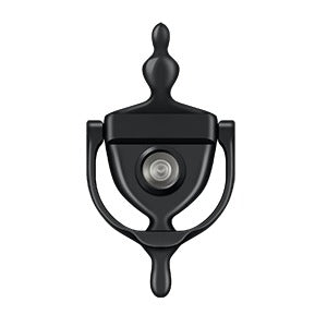 Deltana DKV630 Door Knocker with Viewer, Victorian