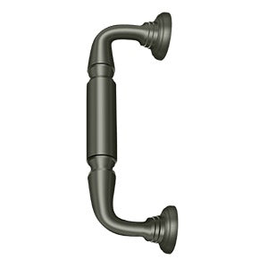Deltana DP2576 Door Pull with Rosette, 8"