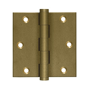 Deltana DSB35 3-1/2" x 3-1/2" Square Hinge, Residential (Pair)