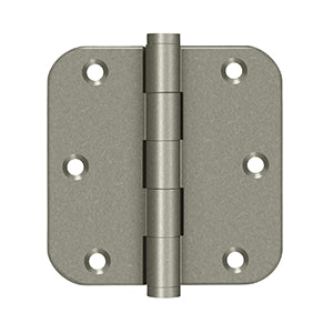 Deltana DSB35R5-R 3-1/2" x 3-1/2" x 5/8" Radius Hinge, Residential (Pair)