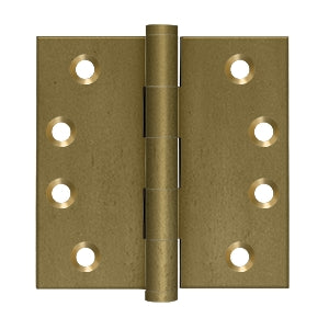 Deltana DSB4 4" x 4" Standard Square Hinges (Pair)