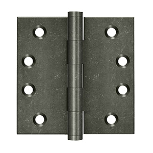 Deltana DSB4 4" x 4" Standard Square Hinges (Pair)