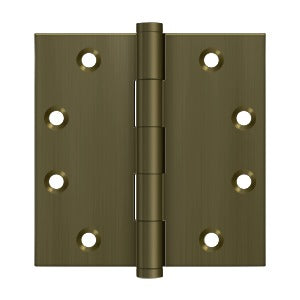 Deltana DSB4510AN 4-1/2" x 4-1/2" Square Hinges (Pair)