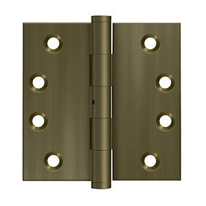 Deltana DSB4N 4" x 4" Square Hinges, NRP (Pair)