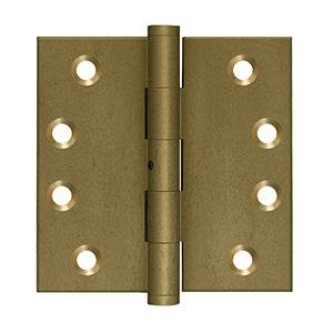 Deltana DSB4 4" x 4" NRP Square Hinges (Pair)