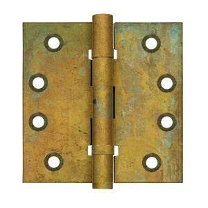 Deltana DSB4NBRT 4" x 4" Square Hinges, Ball Bearings, NRP (Pair)