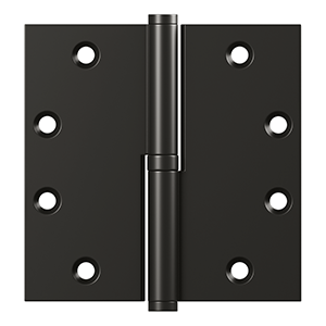 Deltana DSBLO45 Lift Off Hinge 4-1/2" x 4-1/2" Solid Brass