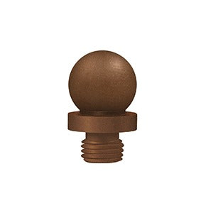 Deltana DSBT10BR Ball Tip Finial, Distressed, Solid Brass, US10WL