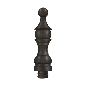 Deltana DSFR Royal Hinge Finial, 3", Solid Brass (Each)