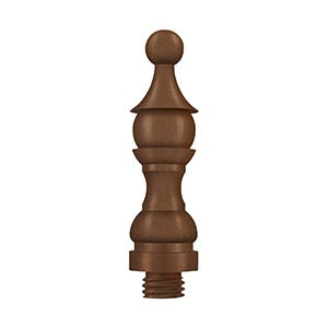 Deltana DSFRU10BR Royal Finial 3", Distressed, Solid Brass, US10BR