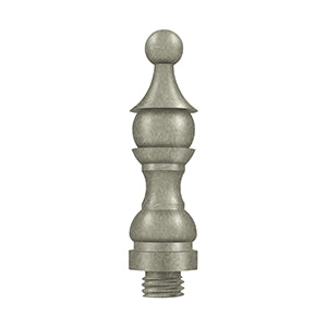 Deltana DSFR Royal Hinge Finial, 3", Solid Brass (Each)