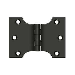 Deltana DSPA3040 Parliament Hinge, 3" x 4", Solid Brass (Pair)